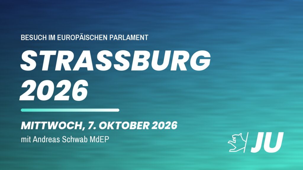 Besuch im Europäischen Parlament in Straßburg am 7. Oktober 2026 mit Andreas Schwab MdEP